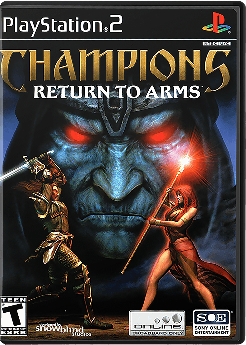 Champions Return to Arms box art for Playstation 2